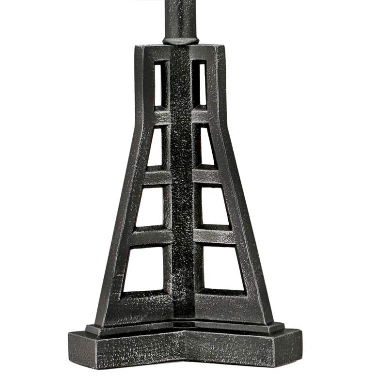 Image 4 Stiffel 20" High Charcoal Metal Tower Accent Table Lamp more views