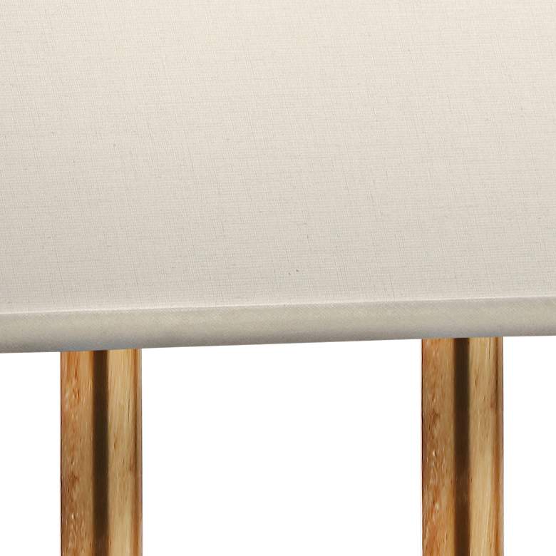 Image 3 Stiffel 23" High Brass and Black USB Port and Outlet Desk Lamp more views