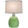 Stiffel 23" High Modern Glossy Light Green Table Lamp