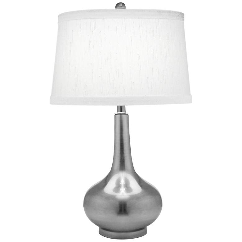 Image 1 Stiffel 27" Antique Nickel Genie Bottle Modern Table Lamp