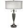 Stiffel 27" High Antique Nickel Retro Double Pull Chain Table Lamp