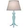 Stiffel 27" High Contemporary Coastal Light Blue Table Lamp