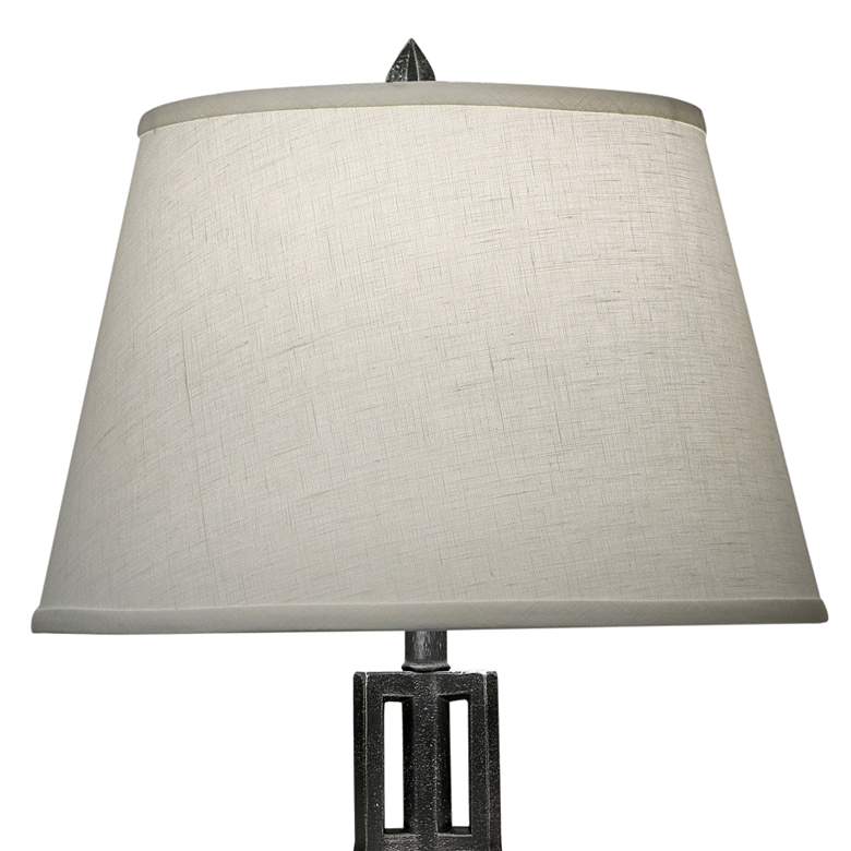 Image 2 Stiffel 28" High Charcoal Metal Accent Table Lamp more views