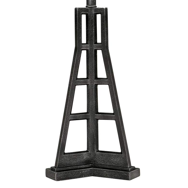 Image 3 Stiffel 28" High Charcoal Metal Accent Table Lamp more views