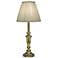 Stiffel 28" Ivory and Burnished Brass Traditional Table Lamp