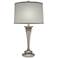 Stiffel 29" High Satin Nickel Deco Traditional Table Lamp
