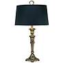 2_Stiffel 29" High Traditional Opaque Black Burnished Brass Table Lamp