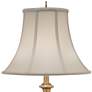 Stiffel 31" Ivory Shadow Shade Traditional Candlestick Table Lamp