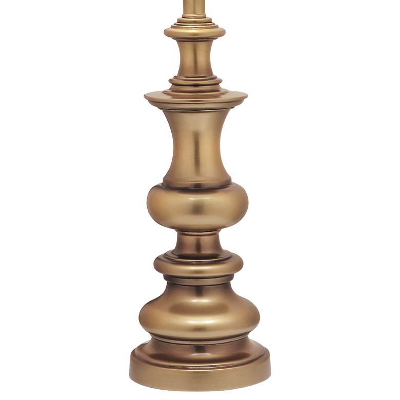 Image 4 Stiffel 31" Ivory Shadow Shade Traditional Candlestick Table Lamp more views