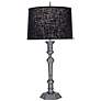 Stiffel 32" High Classic Gunmetal And Chelsea Black Table Lamp