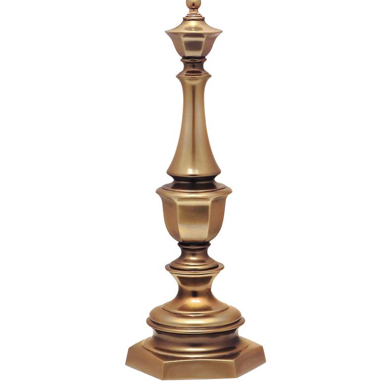 Image 4 Stiffel 33" Ivory And Antique Brass Traditional Table Lamp more views