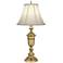 Stiffel 34" Traditional Burnished Brass Table Lamp