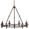 Stiffel 35 1/2" Wide Hartley Oil-Rubbed Bronze 9-Light Ring Chandelier