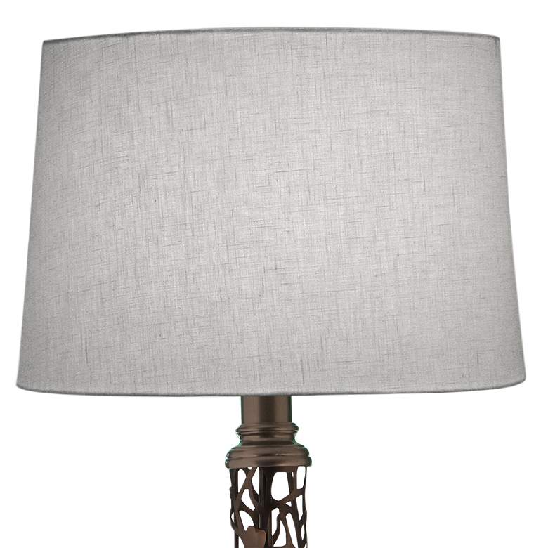 Image 3 Stiffel 61" Oxidized Bronze Metal Column Floor Lamp more views