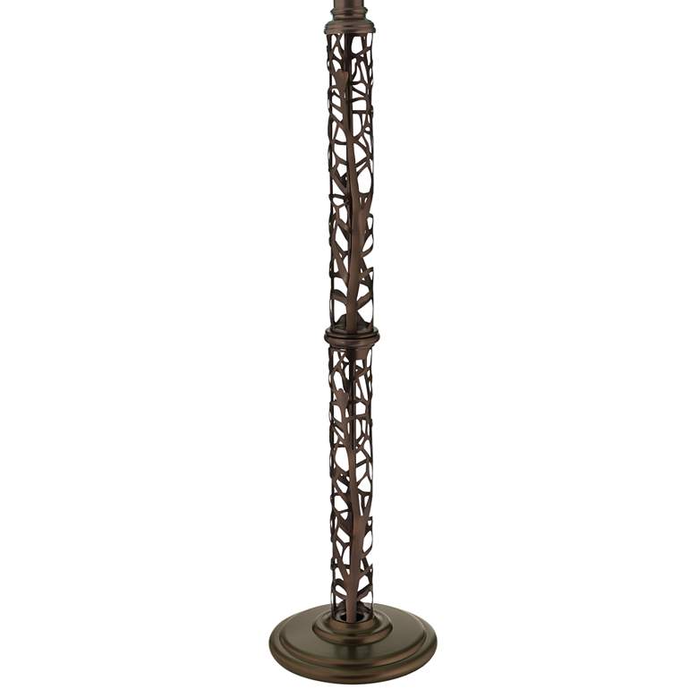 Image 4 Stiffel 61 inch Oxidized Bronze Metal Column Floor Lamp more views
