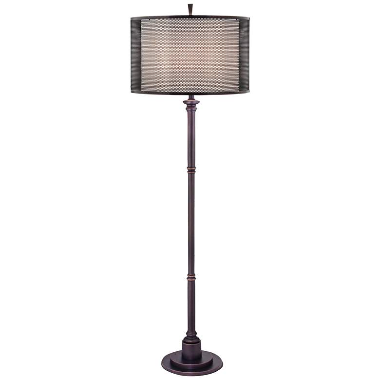 Image 1 Stiffel 63" High Oxidized Bronze Modern Industrial Metal Floor Lamp