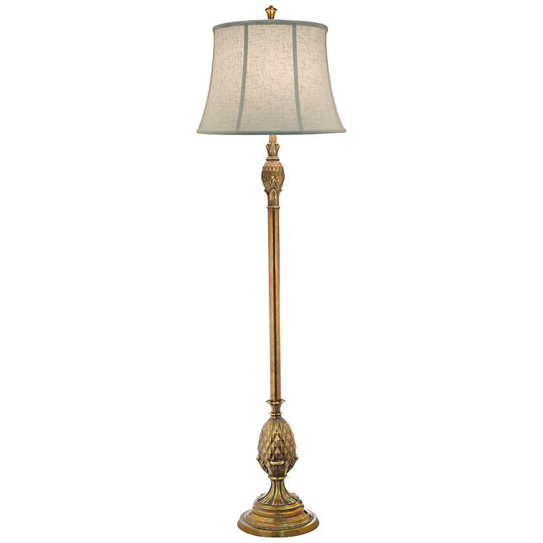Image 2 Stiffel 67" Traditional Polished Honey Brass Metal Floor Lamp