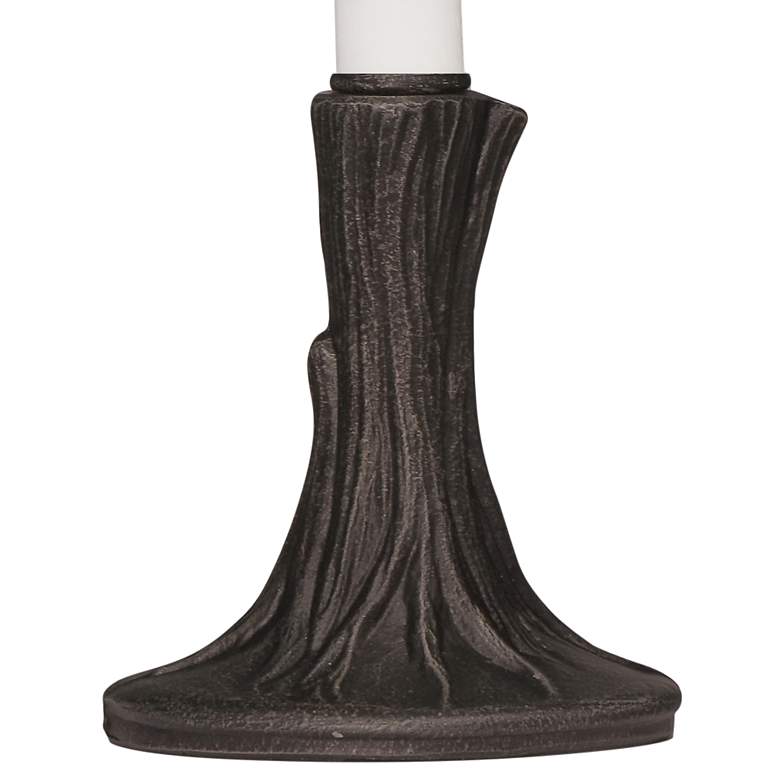 Image 3 Stiffel 9 1/2" High Organic Tree Trunk Rust Metal Accent Table Lamp more views
