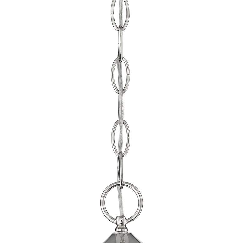 Image 4 Stiffel Alanna 25 1/4 inch Black and Polished Nickel 6-Light Chandelier more views