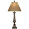 Stiffel Amber Tortoise Shell Table Lamp