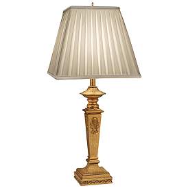 Image2 of Stiffel Angelica 32" Traditional Column French Gold Table Lamp