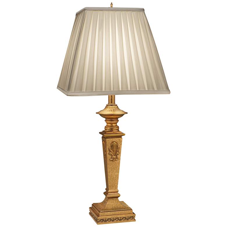 Image 2 Stiffel Angelica 32" Traditional Column French Gold Table Lamp