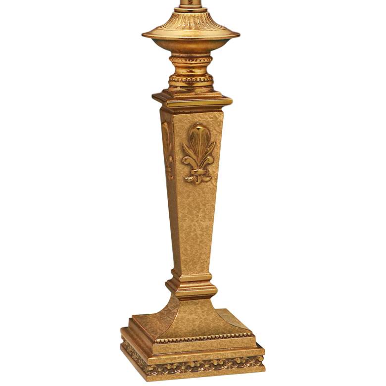 Image 3 Stiffel Angelica 32" Traditional Column French Gold Table Lamp more views