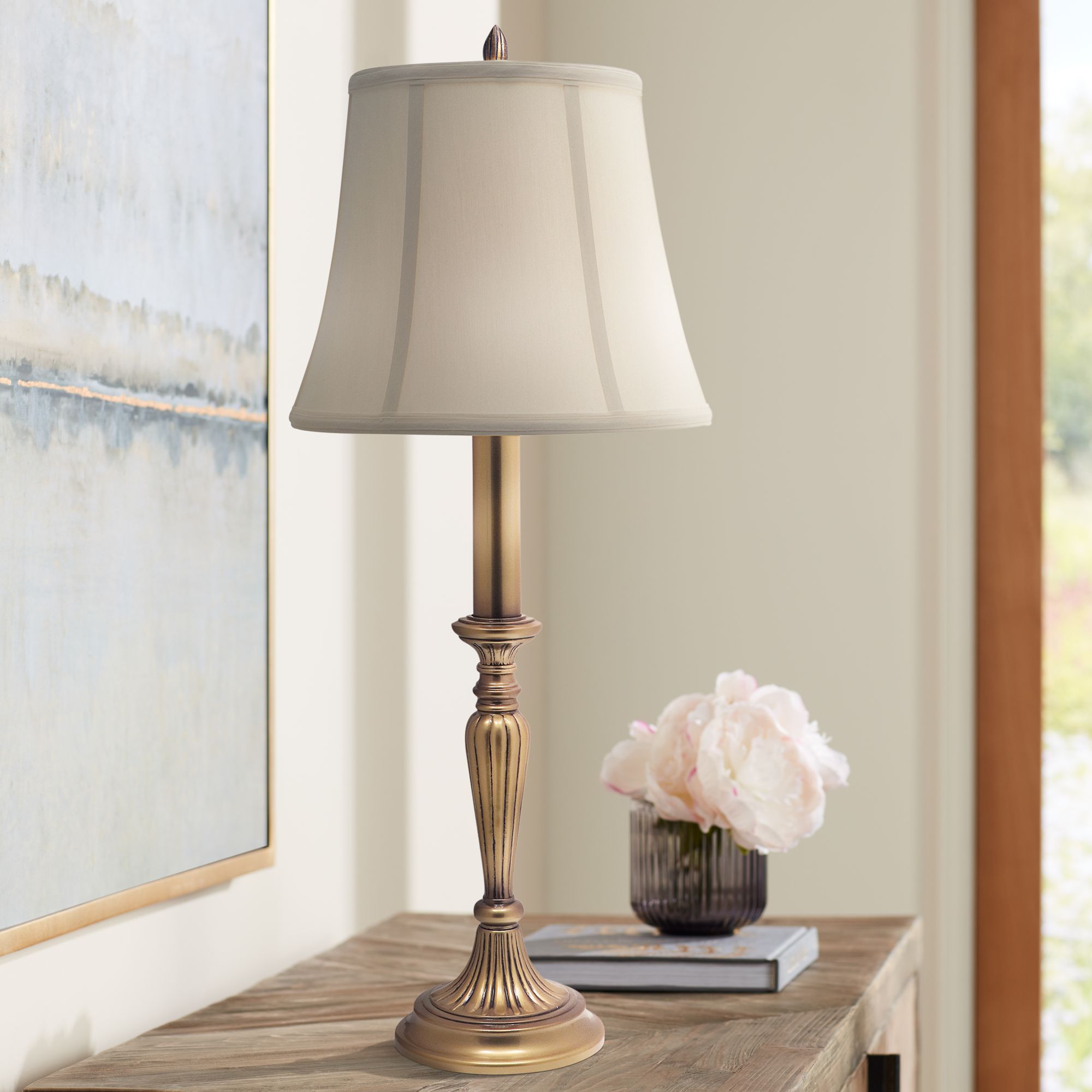 Stiffel brass deals table lamps