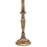 Stiffel Antique Brass 30" High Candlestick Buffet Table Lamp