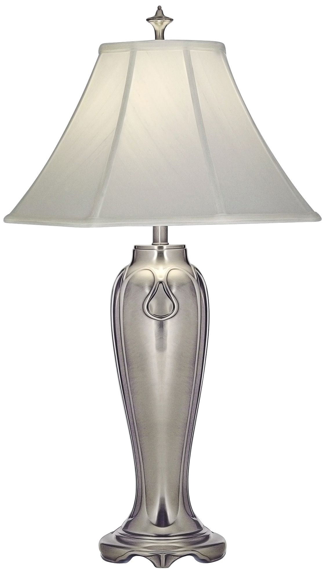 Stiffel Antique Nickel Table Lamp 2X844 Lamps Plus