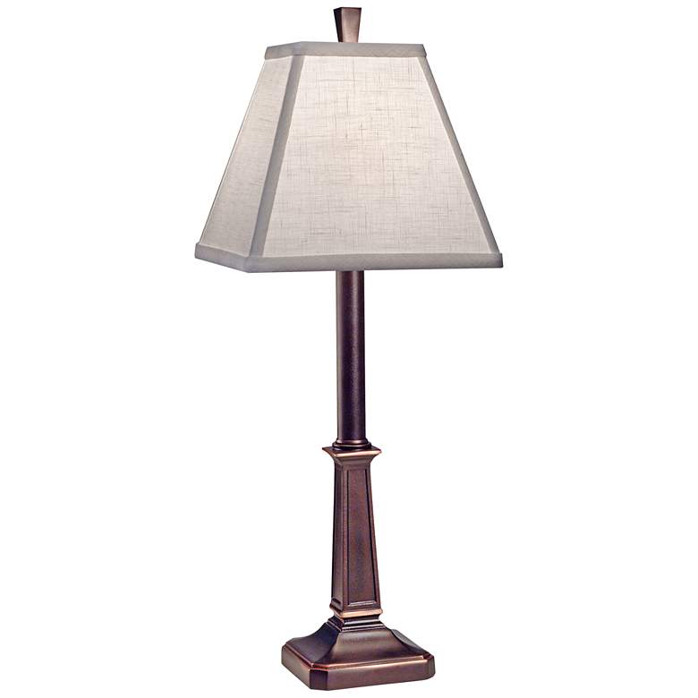 Image 1 Stiffel Arboretum 22" High Oxidized Bronze Accent Table Lamp