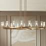 2_Stiffel Aron 60" Wide 18-Light Modern Brass Finish Ring Chandelier
