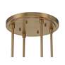 4_Stiffel Aron 60" Wide 18-Light Modern Brass Finish Ring Chandelier more views