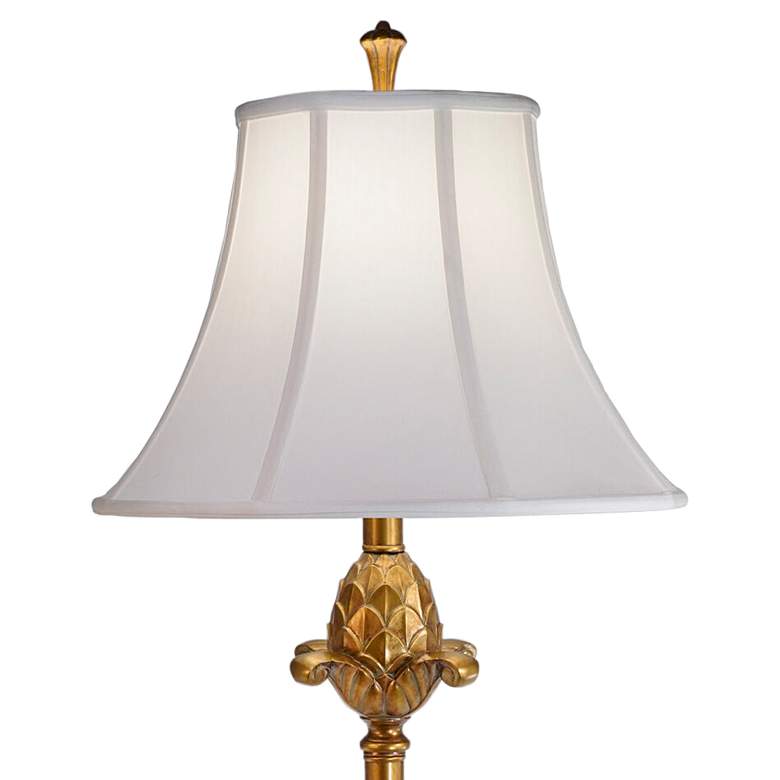Image 2 Stiffel Artichoke 62 inch High Polished Honey Brass Metal Floor Lamp more views