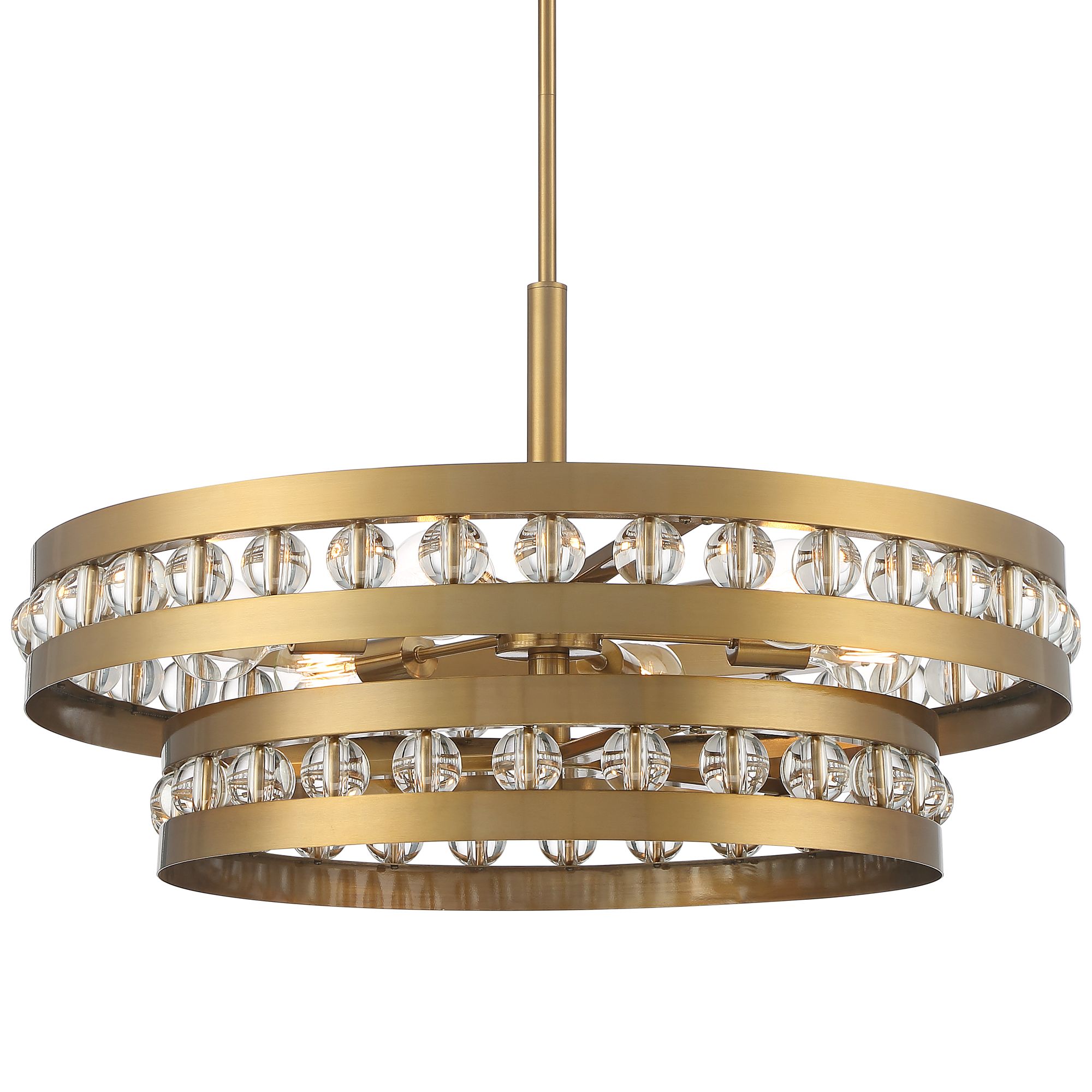 gold ring pendant light