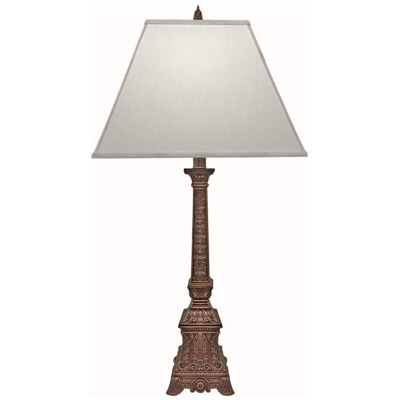 Image 1 Stiffel Ascher Antique Old Brass Table Lamp