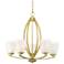 Stiffel Avira 27" Wide Soft Gold 5-Light Chandelier