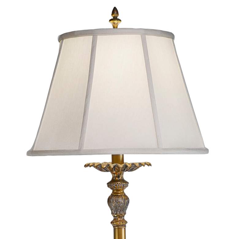 Image 2 Stiffel Bennett 62" Traditional Artisan Brass Metal Floor Lamp more views