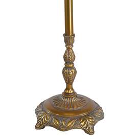 Image3 of Stiffel Bennett 62" Traditional Artisan Brass Metal Floor Lamp more views