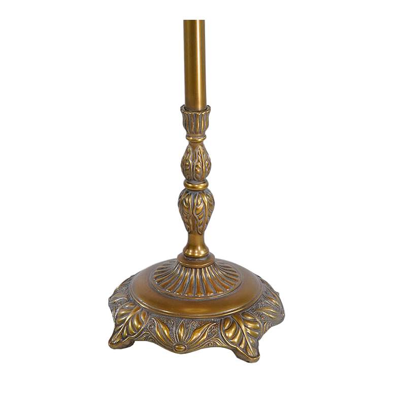 Image 3 Stiffel Bennett 62" Traditional Artisan Brass Metal Floor Lamp more views