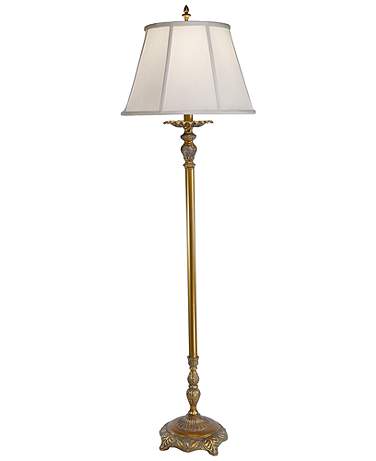 Stiffel Bennett 62" Traditional Artisan Brass Metal Floor Lamp