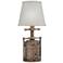 Stiffel Bing 13" Old Bronze Wine Press Mini Accent Table Lamp