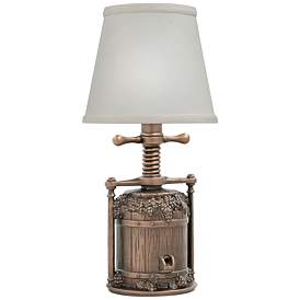 Image1 of Stiffel Bing 13"H Antique Old Bronze Mini Accent Table Lamp