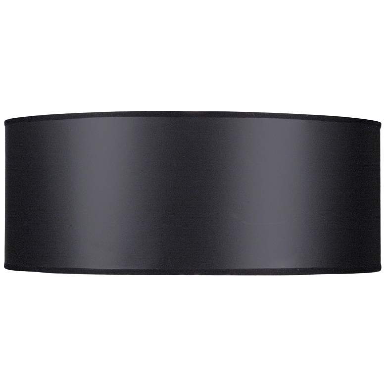 Image 1 Stiffel Black Opaque Drum Shade 18x18x7 (Spider)