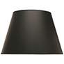 Stiffel Black Opaque Parchment Empire Lamp Shade 10x16x11 (Spider)