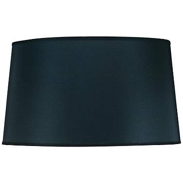 Stiffel Black Opaque Tapered Drum Shade 14x16x9 (Spider)