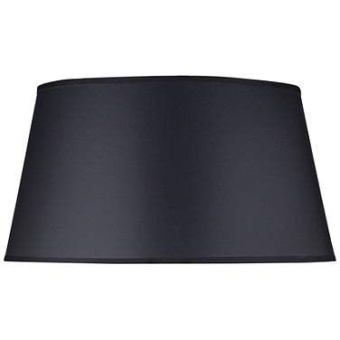 Stiffel Black Tapered Drum Lamp Shade 12x15x8 (Spider)