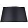 Stiffel Black Tapered Drum Lamp Shade 12x15x8 (Spider)
