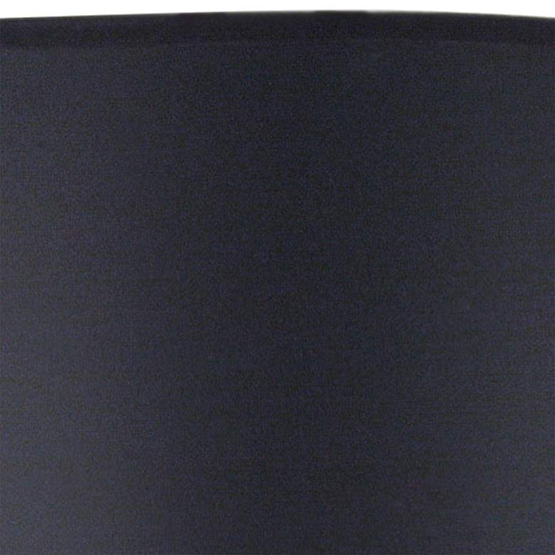 Image 2 Stiffel Black Tapered Drum Lamp Shade 12x15x8 (Spider) more views