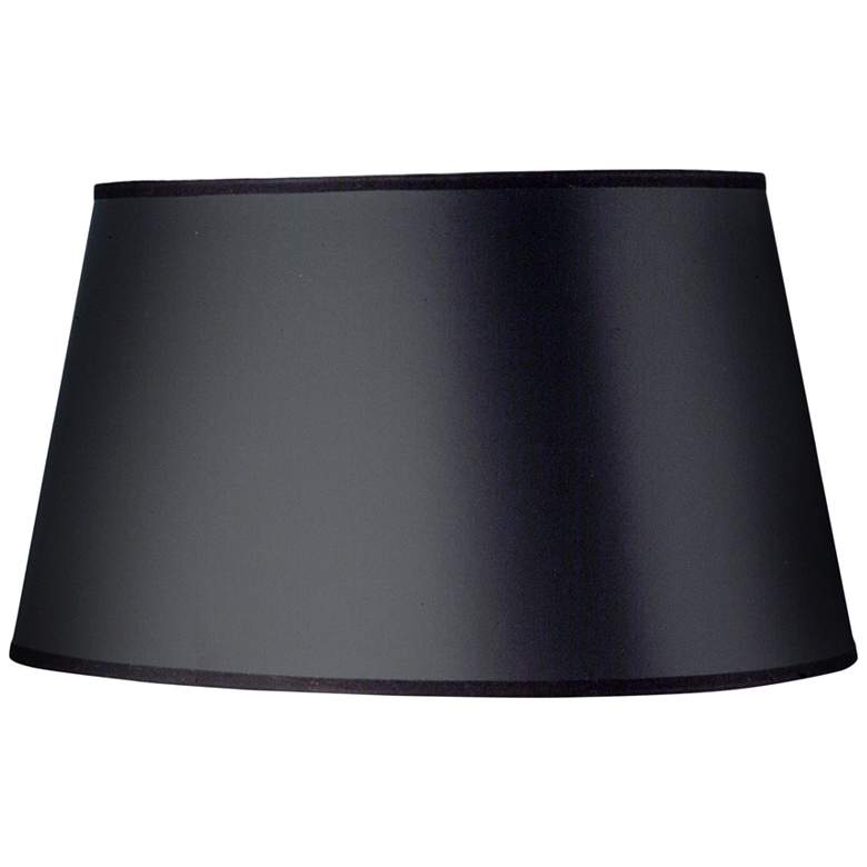 Image 1 Stiffel Black Tapered Oval Shade 8/12x9.5/16x8.5 (Spider)